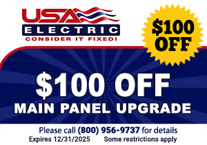 $100 off main panel upgrade