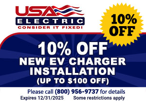 10% off EV charger install